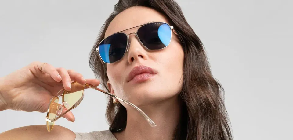 GUNNAR kancelářske/herní brýle MUSTANG CHROME sluneční skla NEUTRAL BLF 90 Natural focus
