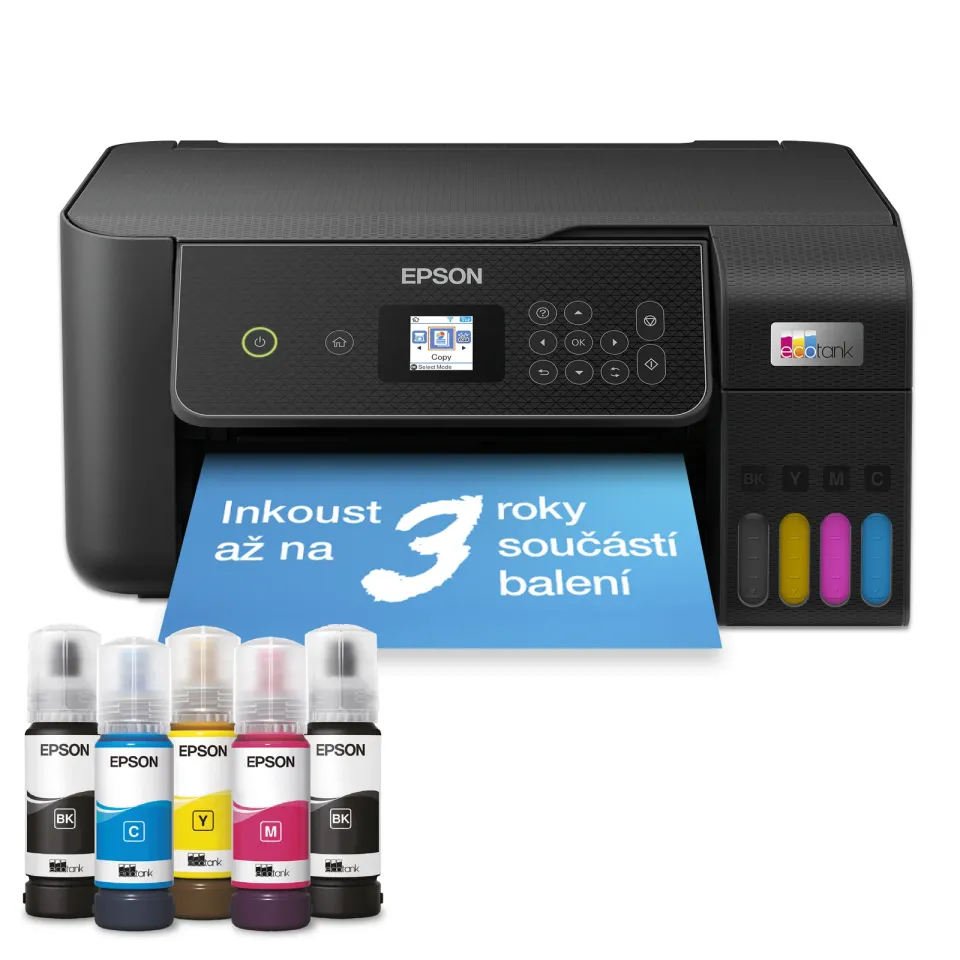 EPSON EcoTank L3280, inkoustová multifunkční tiskárna