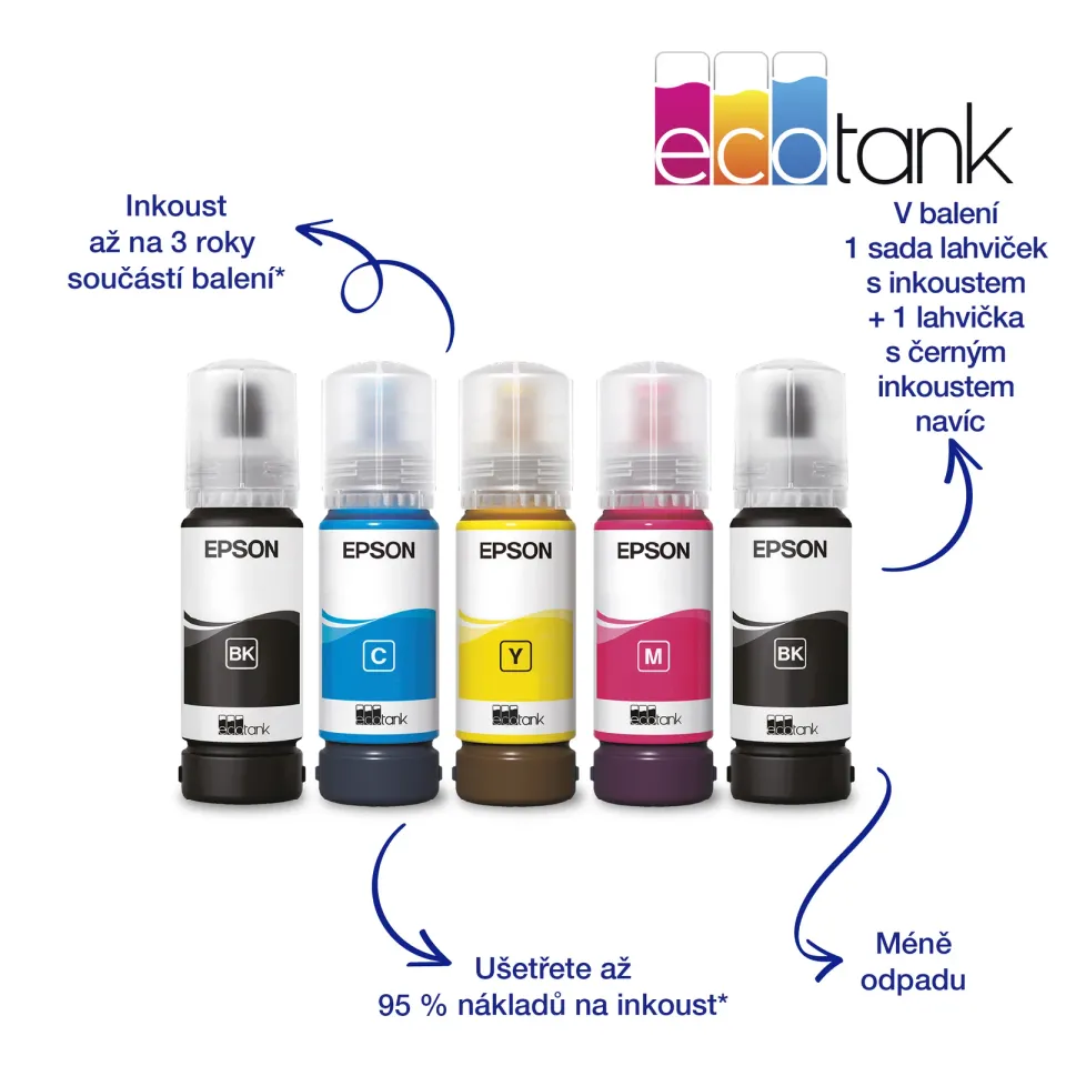 EPSON EcoTank L3280, inkoustová multifunkční tiskárna
