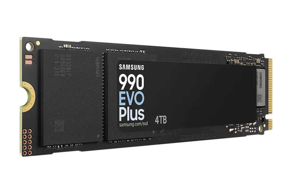 SAMSUNG 990 EVO PLUS 4TB NVMe SSD M.2 PCIe 5.0x2 NVMe 2.0 (čtení max. 7150MB/s, zápis max. 6300MB/s)