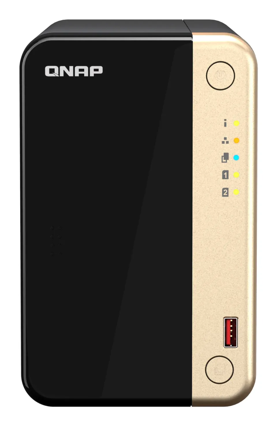 QNAP TS-264-8G TurboNAS server s RAID, fix 8GB DDR4, pro 2x 3,5/2,5in SATA3 HDD/SSD (1x HDMI, 2x USB3 + 2xGLAN) datové úložiště