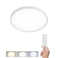 Solight LED osvětlení s dálkovým ovladačem Estela White, 50W, 5400lm, 60cm, URG<19, závěsné i přisazené