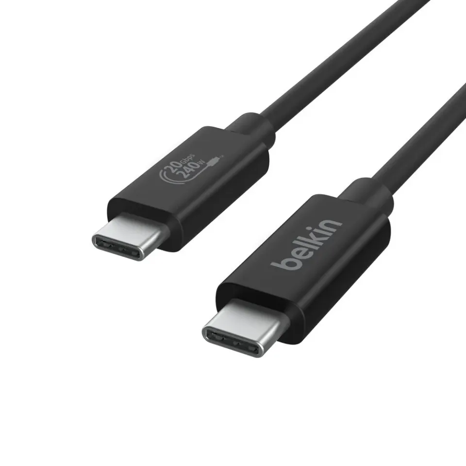 Belkin CONNECT USB4 kabel 240 W, 20 Gb/s, 2m