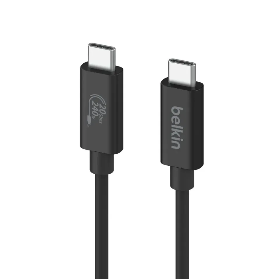Belkin CONNECT USB4 kabel 240 W, 20 Gb/s, 2m