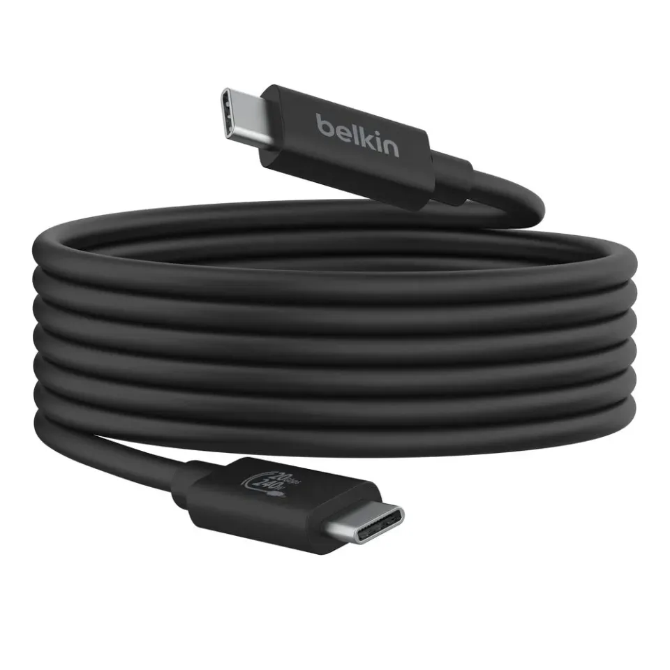 Belkin CONNECT USB4 kabel 240 W, 20 Gb/s, 2m