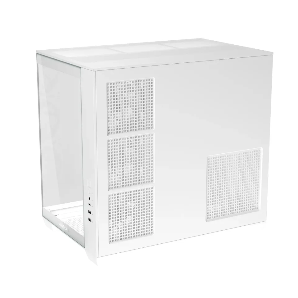 ASUS Case A32 PLUS TG ARGB, ATX, Průhledná bočnice, 4x 120mm ARGB Fan, Bílá