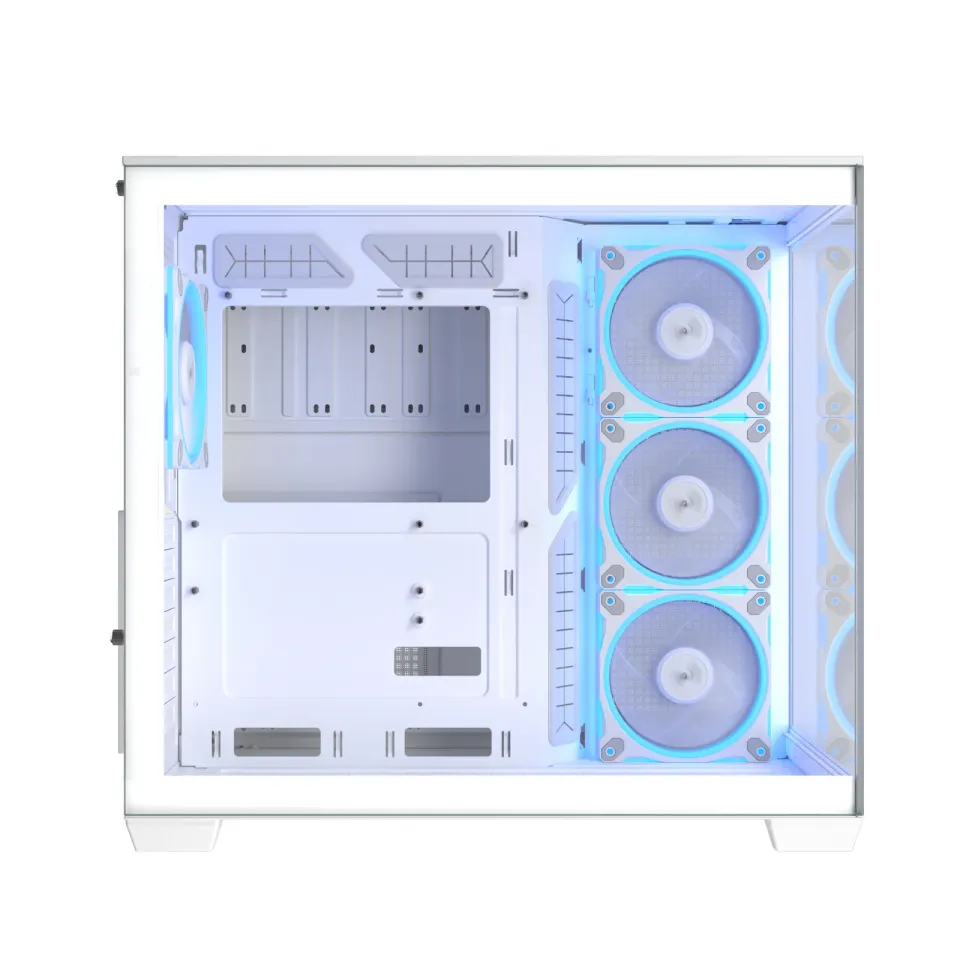 ASUS Case A32 PLUS TG ARGB, ATX, Průhledná bočnice, 4x 120mm ARGB Fan, Bílá