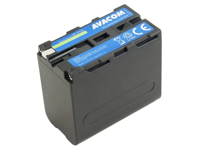AVACOM Náhradní baterie Sony NP-F970 Li-Ion 7.2V 10050mAh 72.4Wh LED indikace