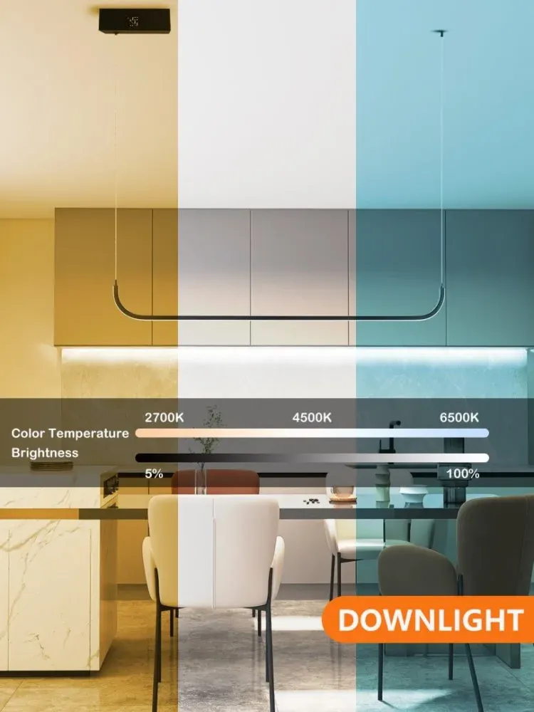 IMMAX NEO PATTINI Smart závěsné svítidlo 120cm 26W 1820lm černé Zigbee 3.0, TUYA