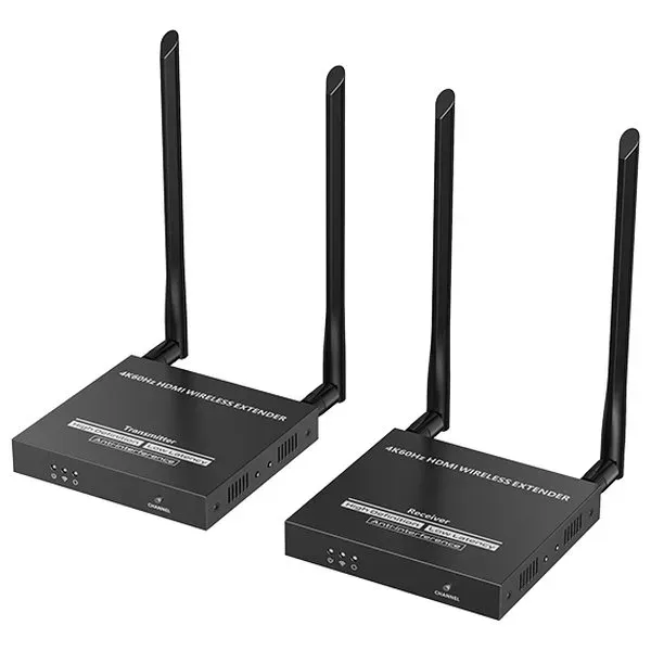 XtendLan bezdrátový HDMI přenos do 4k/60Hz, dosah 50m, s IR přenosem ovládání, vysílač+přijímač