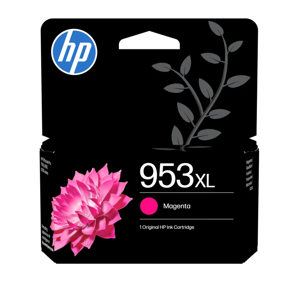 HP F6U17AE náplň č.953XL purpurová velká (magenta, cca 1450 stran) (pro OfficeJet Pro 7720, 7740, 8210, 8710,8715, 8720,8725, 8730, 8740