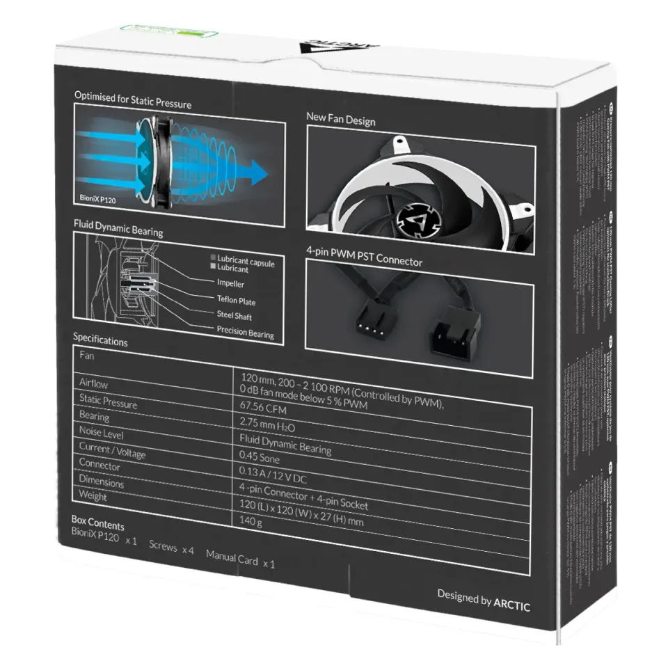 ARCTIC BioniX P120 - White