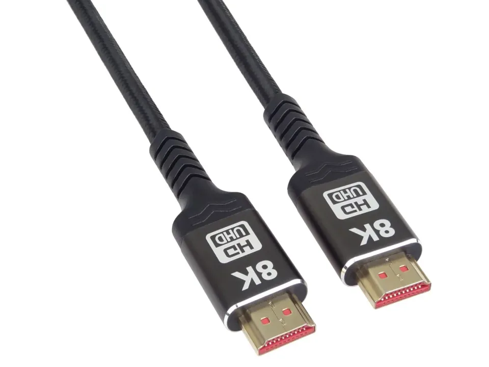 PremiumCord ULTRA HDMI 2.1 High Speed + Ethernet kabel 8K@60Hz,zlacené 1,5m