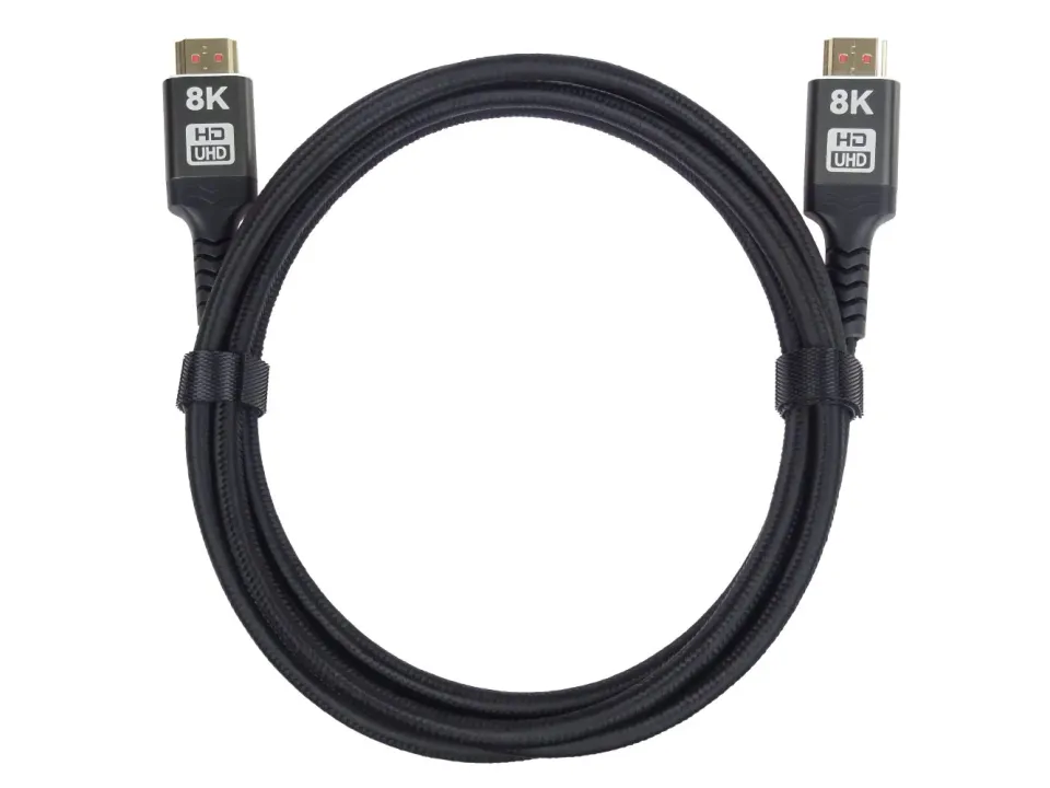 PremiumCord ULTRA HDMI 2.1 High Speed + Ethernet kabel 8K@60Hz,zlacené 1,5m