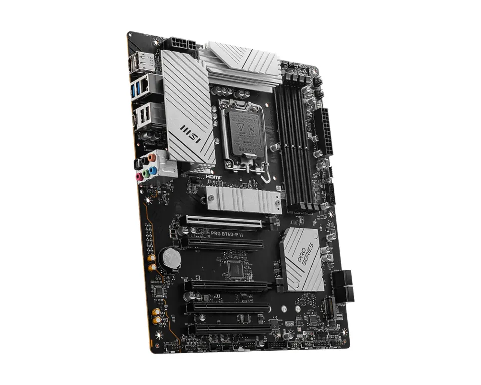 MSI MB Sc LGA1700 PRO B760-P II, Intel B760, 4xDDR5, 1xDP, 1xHDMI, ATX