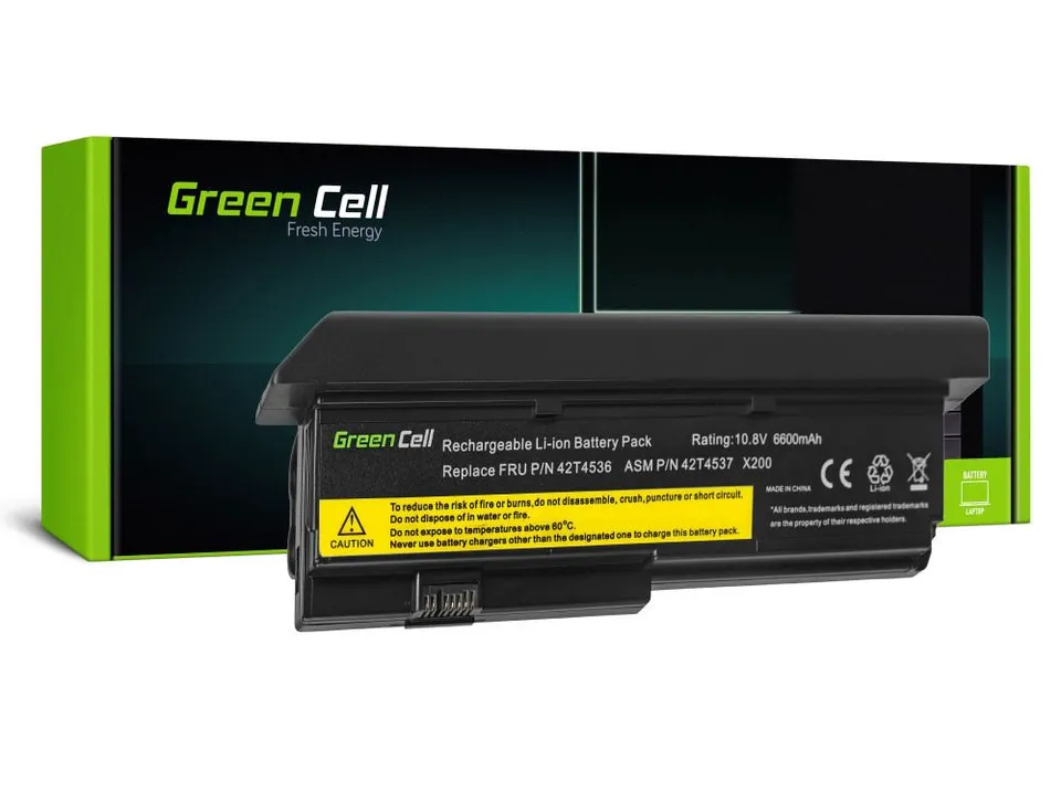 Green Cell Battery 42T4650 for Lenovo ThinkPad X200 X201 X200s X201i (LE22)