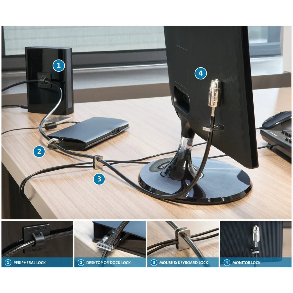 Kensington sada pro periferie MicroSaver® 2.0