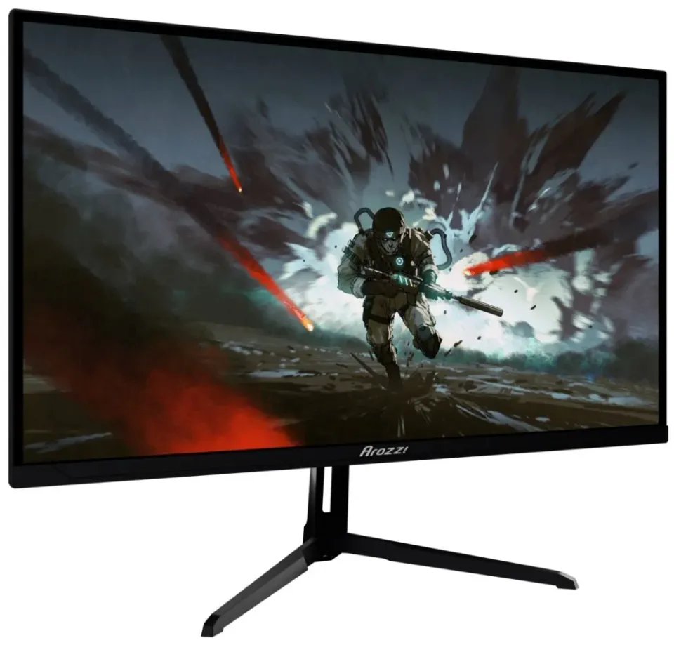 AROZZI NOVA herní monitor 24,5" 25T1K400 Black/ LED/ IPS/ 1920x1080/ 400Hz/ 1000:1/ 1ms/ 2xHDMI/ 2xDP/ černý