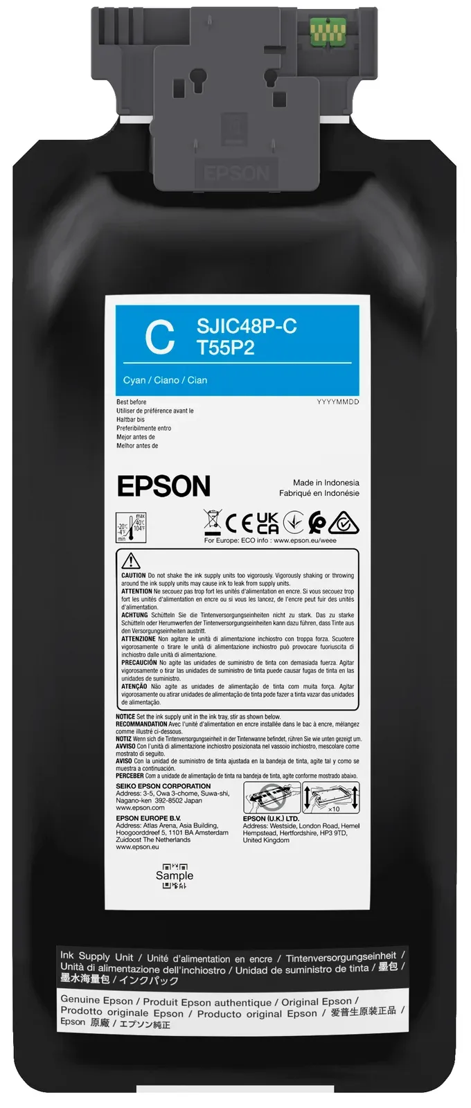 EPSON Ink cartridge for C8000e (Cyan)