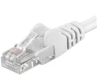 PremiumCord Patch kabel UTP RJ45-RJ45 CAT6 10m bílá