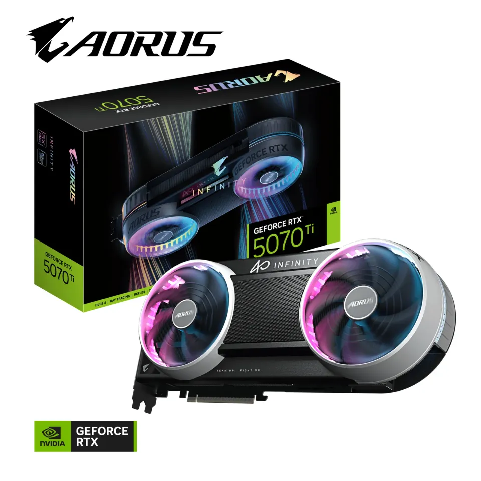 Gigabyte AORUS GeForce RTX 5070 Ti INFINITY/Gaming/16GB/GDDR7