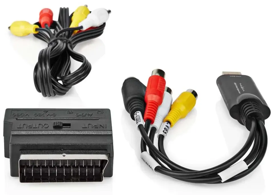 Nedis VGRRU101BK - Video Převodník | USB 2.0 | 480p | A / V kabel / Scart