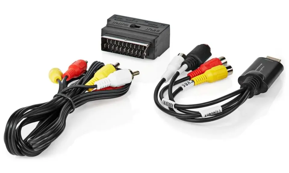 Nedis VGRRU101BK - Video Převodník | USB 2.0 | 480p | A / V kabel / Scart