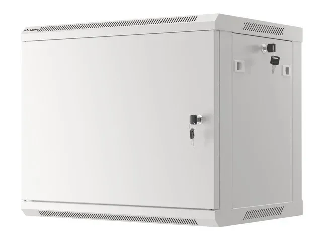 LANBERG RACKOVÁ SKŘÍŇ 19" PRO MONTÁŽ NA STĚNU 9U/600X450 PRO VLASTNÍ MONTÁŽ S KOVOVÝMI DVEŘMI ŠEDÁ