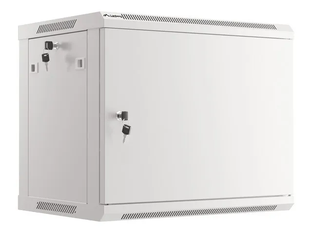 LANBERG RACKOVÁ SKŘÍŇ 19" PRO MONTÁŽ NA STĚNU 9U/600X450 PRO VLASTNÍ MONTÁŽ S KOVOVÝMI DVEŘMI ŠEDÁ