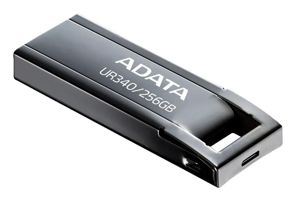 ADATA Flash Disk 256GB UR340, USB 3.2, černá
