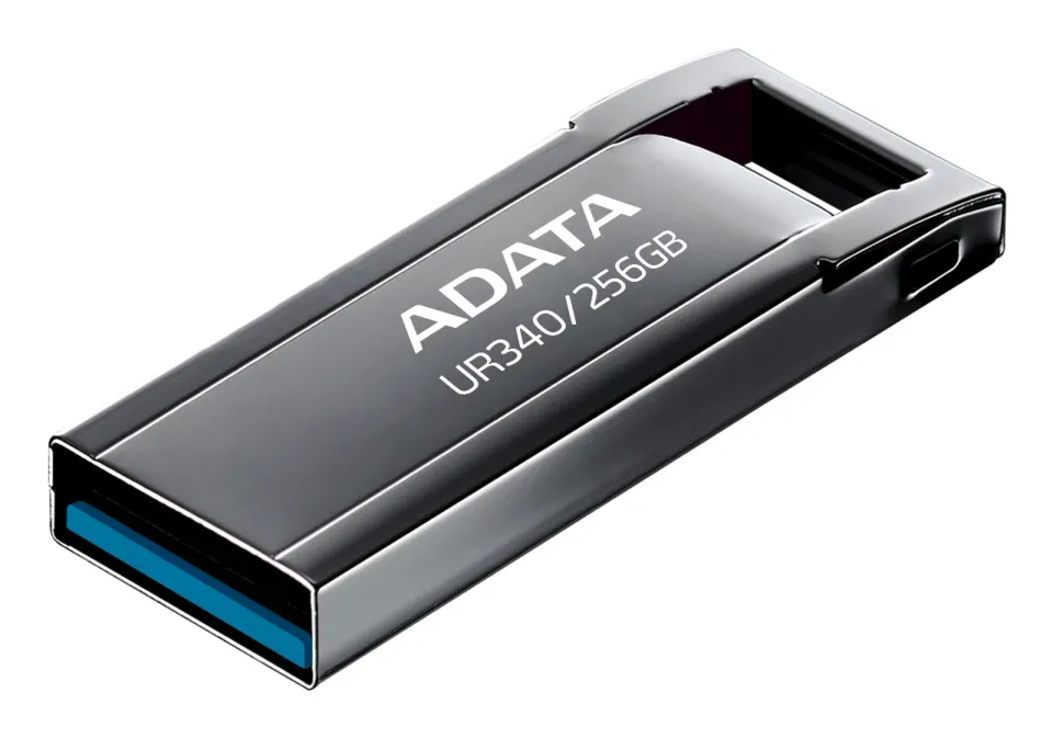 ADATA Flash Disk 256GB UR340, USB 3.2, černá
