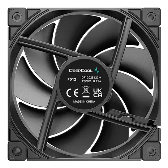 DEEPCOOL Ventilátor FD12 V2, 1x120mm, černá