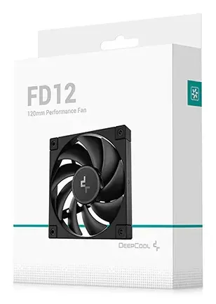 DEEPCOOL Ventilátor FD12 V2, 1x120mm, černá