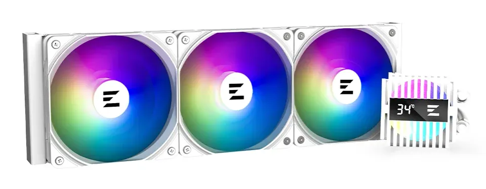 Zalman vodní chladič ALPHA2 A36 White / 3 x 120 mm / PWM / ARGB / bílý