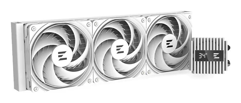 Zalman vodní chladič ALPHA2 A36 White / 3 x 120 mm / PWM / ARGB / bílý