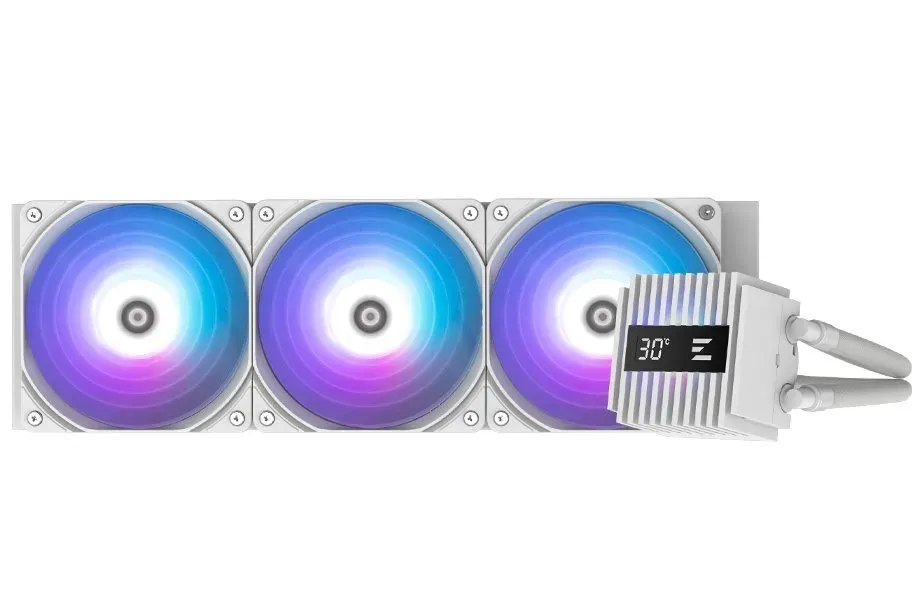Zalman vodní chladič ALPHA2 A36 White / 3 x 120 mm / PWM / ARGB / bílý