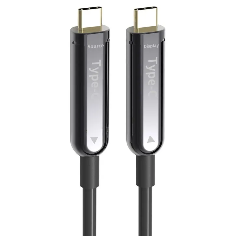 PremiumCord USB-C optický fiber video AOC kabel rozlišení 4K@60Hz 1080p délka:10