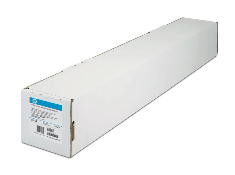HP Heavyweight Coated Paper, 167 microns (6.6 mil) • 130 g/m2 (35 lbs) • 1067 mm x 68.6 m, Q1956A