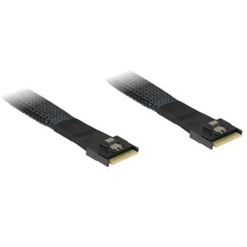 INTER-TECH kabel Slim SAS (SFF-8654 8i) na Slim SAS, 0,75 m