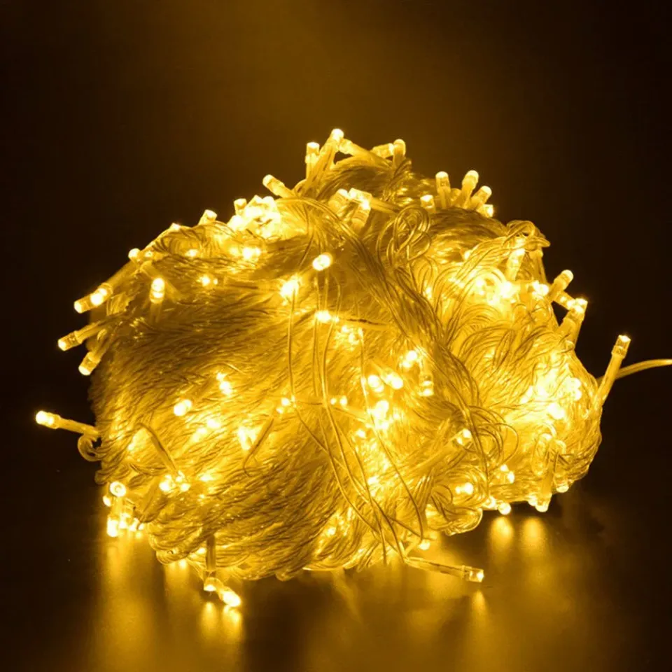 COLORWAY LED řetěz/ vnitřní / 50 LED / délka 5m / teplá bílá/ 8 funkcí/ napájení USB