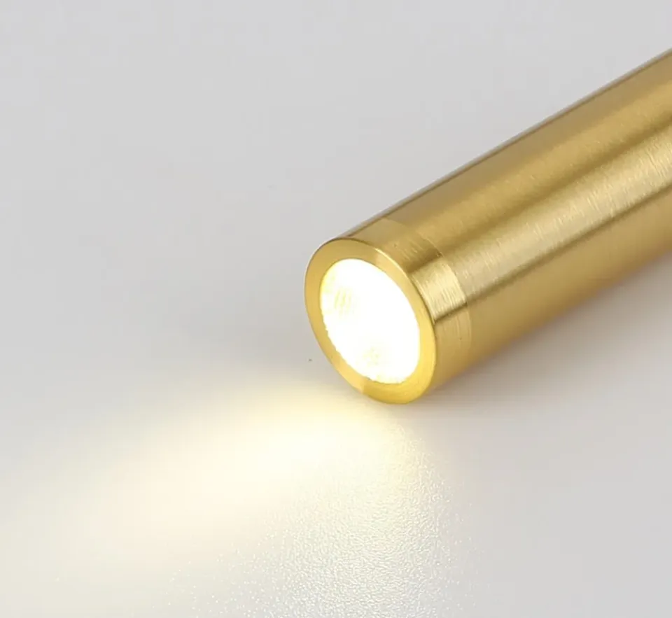 IMMAX GOAL designové nástěnné LED svítidlo, vypínač, USB, 3W, černo-zlaté