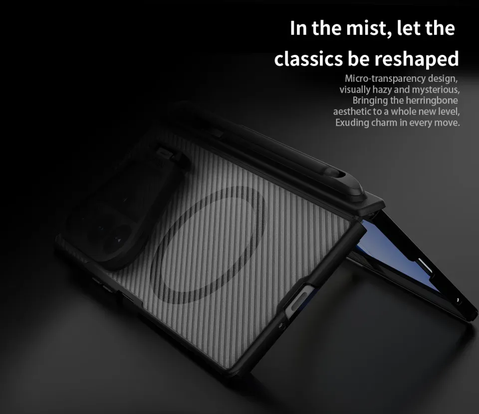 Nillkin CamShield Prop Magnetic Pen Slot (Transp. Lens) Zadní Kryt pro Samsung Galaxy Z Fold 8 Ultra