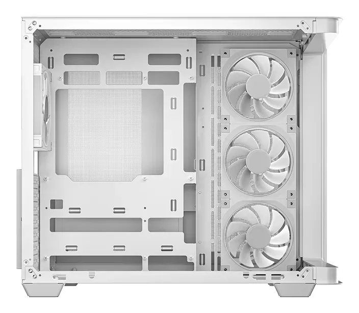 DEEPCOOL Case CG530U 4F WH, ATX, Průhledná bočnice, 4x120mm ARGB Fan, bílá