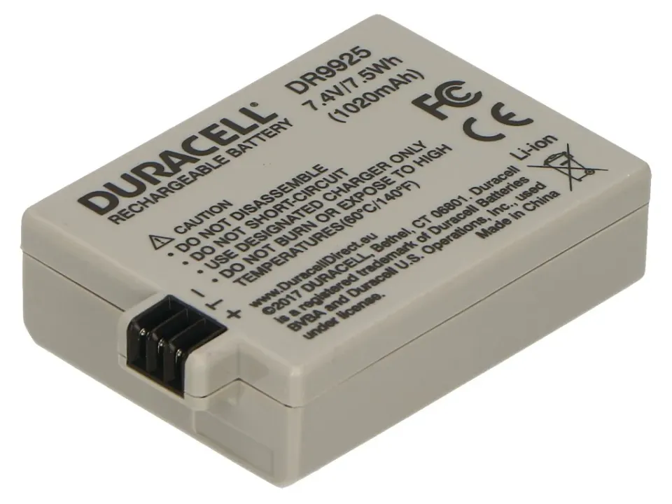 DURACELL Baterie - DR9925 pro Canon LP-E5, šedá, 1020 mAh, 7.4V