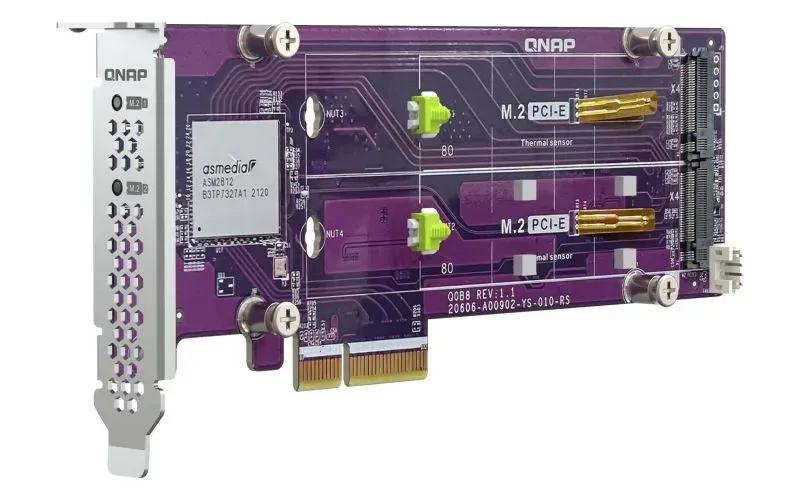 QNAP QM2 Card - QM2-2P-344A