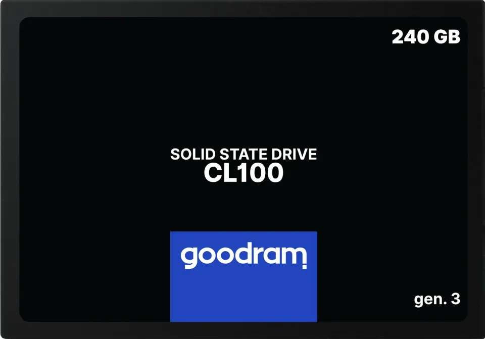 GOODRAM SSD CL100 Gen.3 240GB, SATA III, 2.5", (R:520/W:400MB/s)