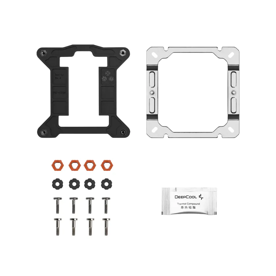 DEEPCOOL CPU Chladič AG600 ARGB, 1x120mm, ARGB, LGA1851, AM5, černá