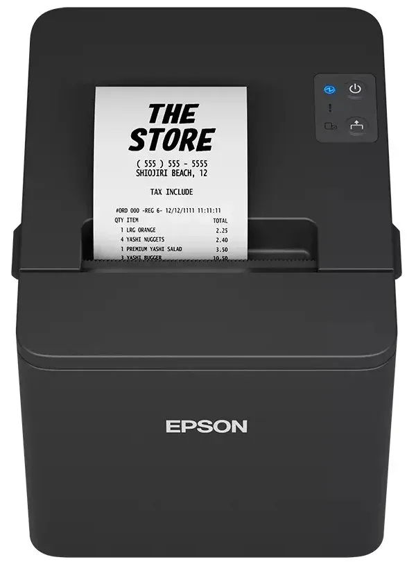 Epson TM-T20IV (102) – termální tiskárna účtenek 80 mm, 250 mm/s, řezačka, USB, RS-232, Ethernet, zdroj, černá