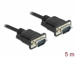 Delock Sériový kabel rozhraní RS-232 Sub-D9, ze zástrčkového na zástrčkový, délk (86576)