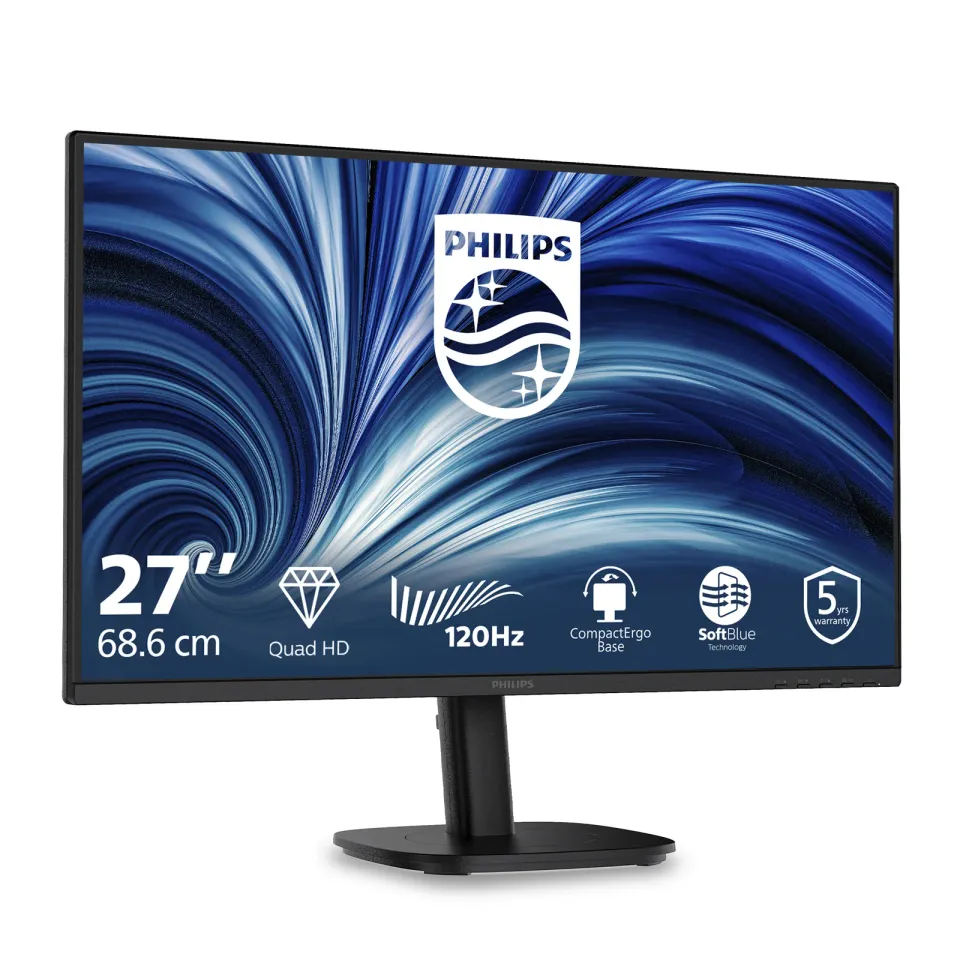 Philips LCD 27B2N3500 27" IPS/2560x1440@120Hz/4ms/350cd/2xHDMI/DP/Repro/Pivot/HA